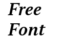 Serif6 Beta Bold Italic