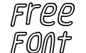 Smoothie Outline Italic