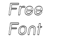 Street Outline Italic