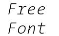 The Sans Mono Extra Light Italic