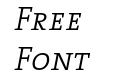 The Serif Light Caps Italic