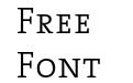 The Serif Light Caps