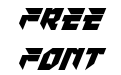 Tokyo Drifter Super Italic