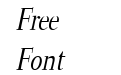 Transit Condensed Italic