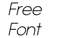 Typo Grotesk Rounded Light Italic