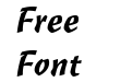 VNI Freewrite Bold Italic