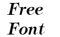 VNI Timfani Bold Italic