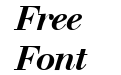 Walbaum Display Bold Italic