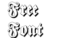 Walbaum Fraktur Shadow Bold