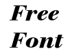 WalbaumEF Bold Italic