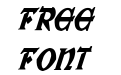 War Priest Condensed Italic