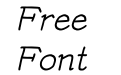 Y Oz FontNP04 Italic