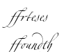 Zapfino ExtraLT Ligatures