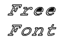 APL-Normal Hollow Expanded Bold Italic