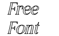 CHELON OUTLINE Italic