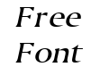 Ameretto Wide Italic