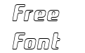 Amusette Outline Italic