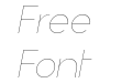 Aspergit Light Italic