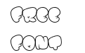 BOMB FONT