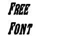 Black Gunk Bold Italic