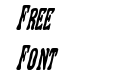 Black Gunk Condensed Italic