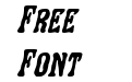 Black Gunk Expanded Italic