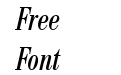 Bodoni BE Condensed Italic