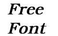 Bookman Bold Italic