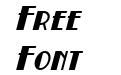 Broadmoor Bold Italic