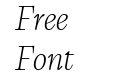 CalvinoTrial Extralight Italic