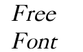 Caslon Italic