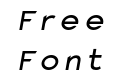 Charger Monospace Italic