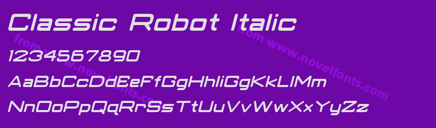 Classic Robot ItalicPreview