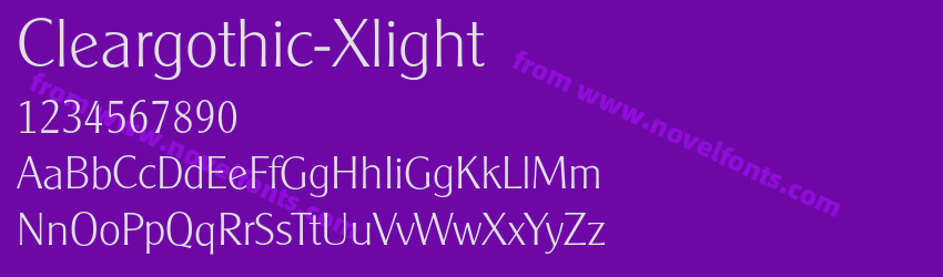 Cleargothic-XlightPreview