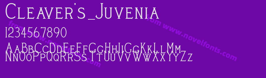 Cleaver's_JuveniaPreview