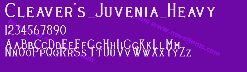 Cleaver's_Juvenia_HeavyPreview