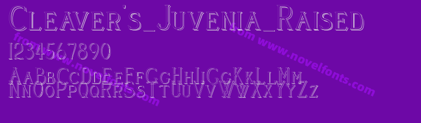 Cleaver's_Juvenia_RaisedPreview