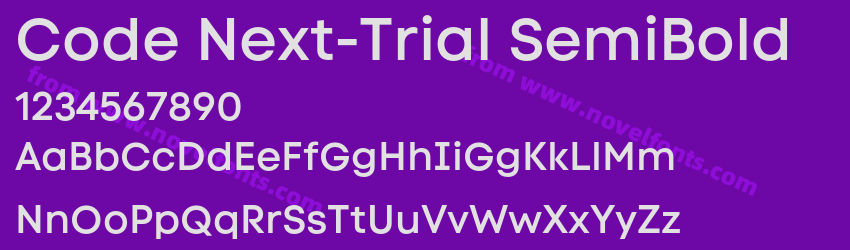 Code Next-Trial SemiBoldPreview
