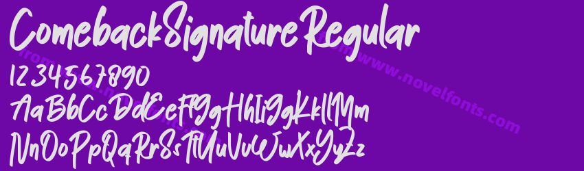 ComebackSignatureRegularPreview