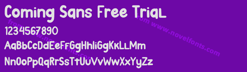 Coming Sans Free TrialPreview