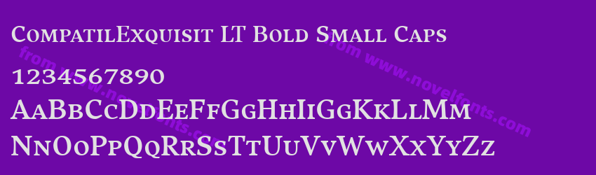 CompatilExquisit LT Bold Small CapsPreview