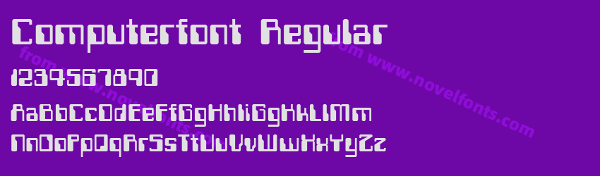 Computerfont RegularPreview