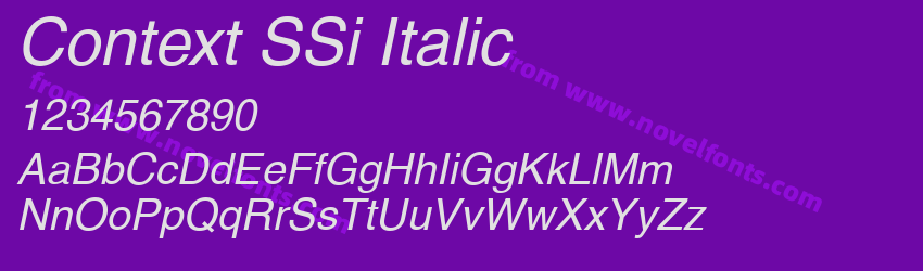 Context SSi ItalicPreview