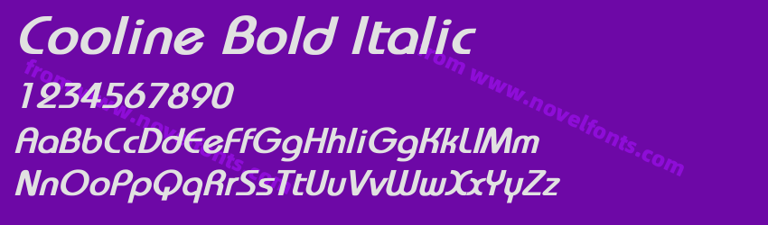 Cooline Bold ItalicPreview