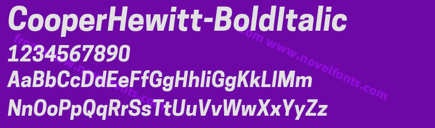 CooperHewitt-BoldItalicPreview