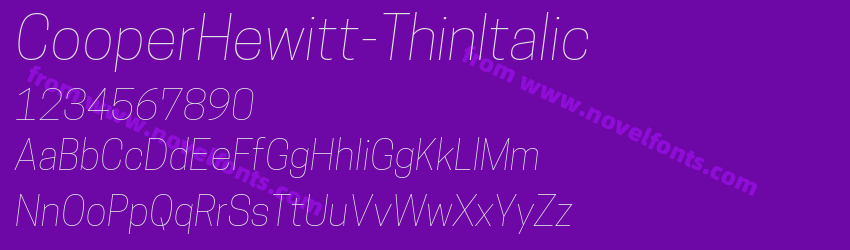 CooperHewitt-ThinItalicPreview