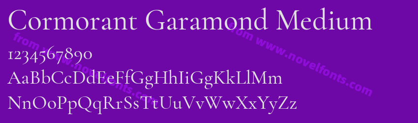 Cormorant Garamond MediumPreview