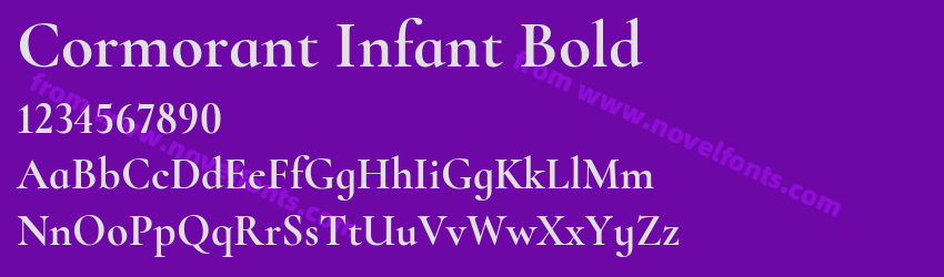 Cormorant Infant BoldPreview