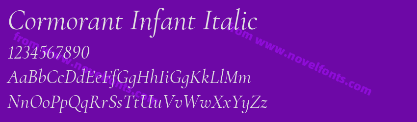 Cormorant Infant ItalicPreview