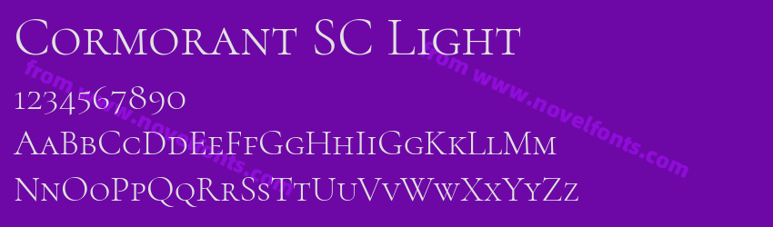 Cormorant SC LightPreview